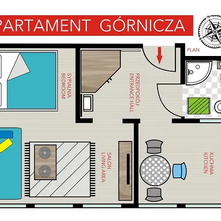 Апартаменты Gornicza W Kowarach *